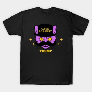 Funny Cats Anti-Trump - Cats Against Trump T-Shirt